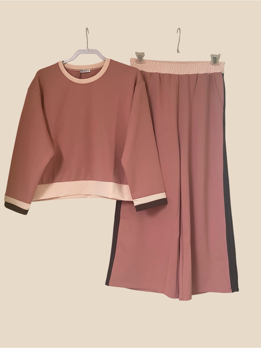 Cropped Two-Piece Lounge Or Outdoor Wear Set NWT